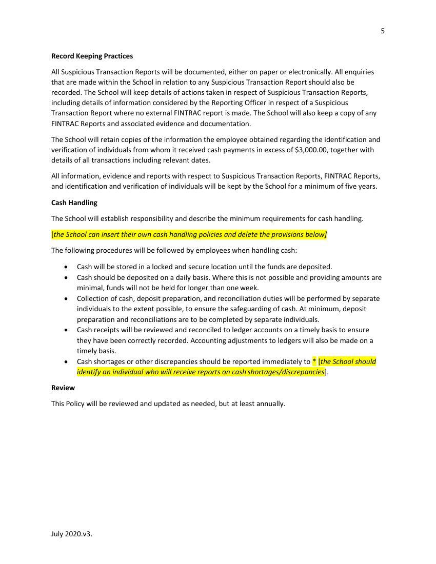 Cash Payment Policy 2020 (1)